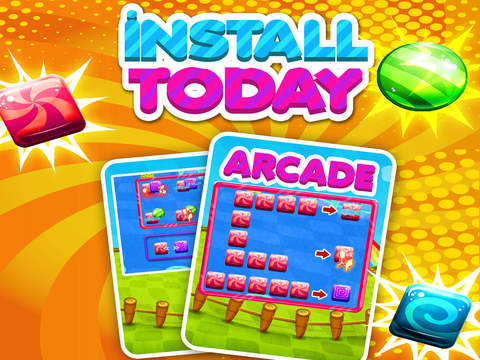 【免費遊戲App】``` A Candy Fable ``` - puzzle match-3 jam in juice fruit land free-APP點子