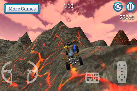 Stunt Racer - Volcano Escape screenshot 3