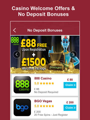 【免費娛樂App】Casino Offers - Mobile Casinos & Free No Deposit Bonuses-APP點子