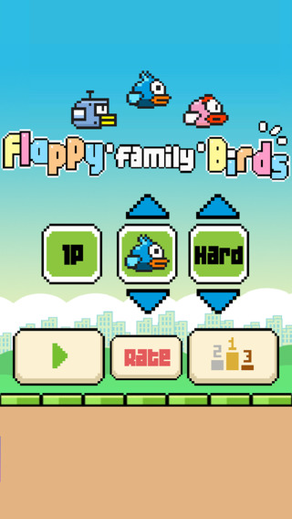Flappy Family Birds : the new adventure of angry wings - Best Free game in appstore