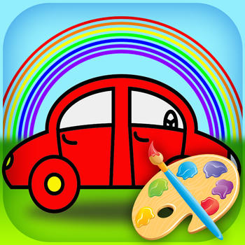 Toys Coloring Book For Kids : Cars And Vehicles 遊戲 App LOGO-APP開箱王