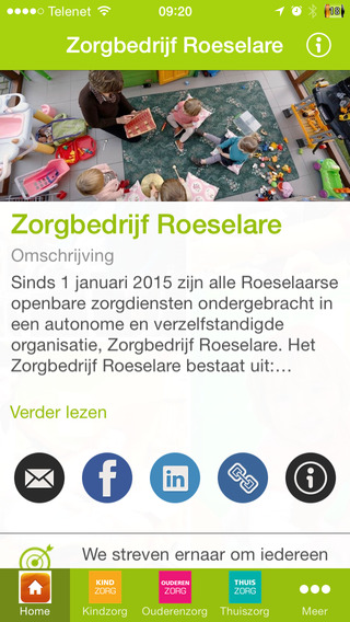 【免費商業App】Zorgbedrijf Roeselare-APP點子