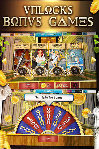 A Athena Casino of Greek Gods HD (Slots of Thunder) screenshot 2