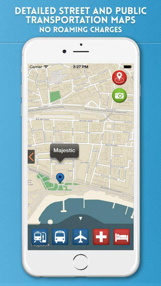 【免費旅遊App】Cannes Travel Guide with Offline City Street Maps-APP點子