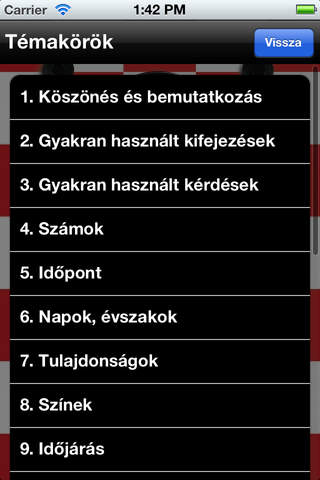 Horvát útiszótár screenshot 2