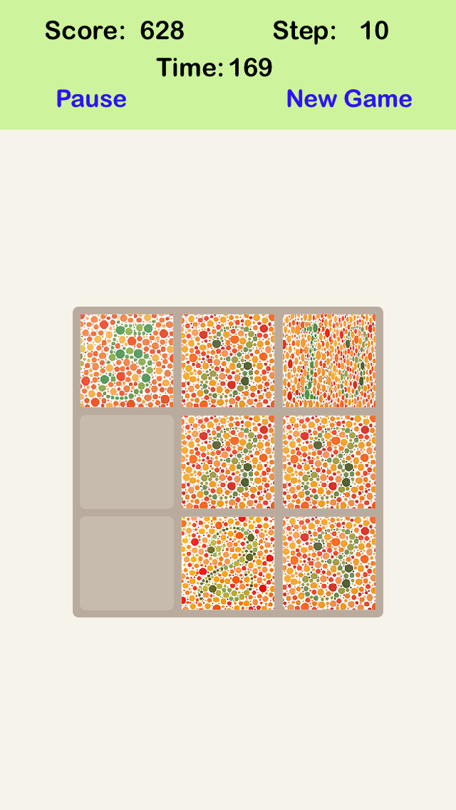 Color Blind Fibonacci Screenshot on iOS