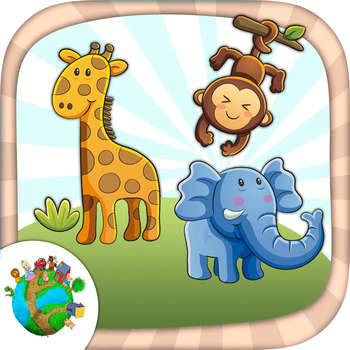 Color zoo and jungle animals - coloring books LOGO-APP點子