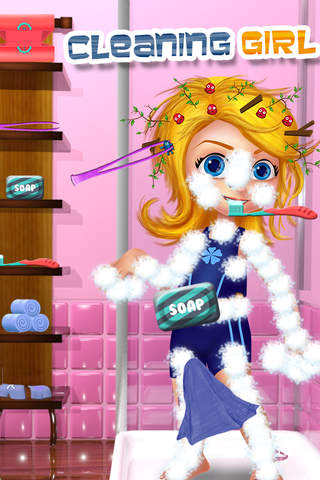 Messy Girls Salon - Dirty Kids Big Aadventure Game screenshot 4
