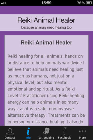 Reiki Animal Healer screenshot 2