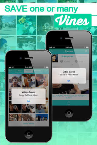 vSave - Save best vines to camera roll screenshot 2