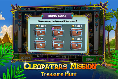 Cleopatra's Mission™ Slots screenshot 3