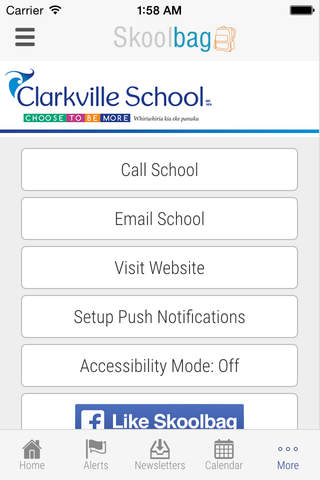 Clarkville School - Skoolbag screenshot 4