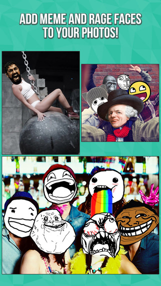 InstaRage Photo Editor - Add Rage Faces Stickers to your Pictures