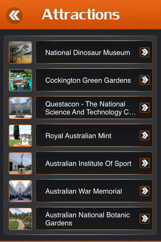 Canberra Offline Tourism Guide screenshot 3