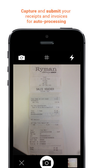 【免費商業App】Receipt Bank: Receipts & Invoice Scanner-APP點子