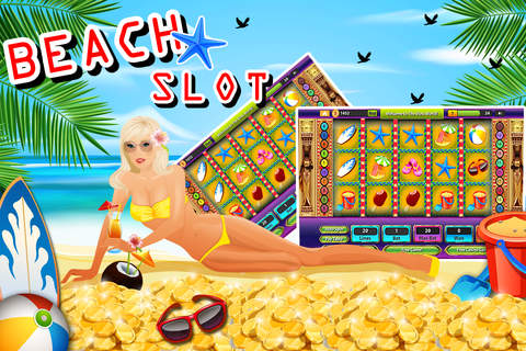 A 777 Slots Spot Love Valentine Casino - Free Valentine Slots,Beach Bikini,Lost treasure Slots Tournaments games screenshot 2