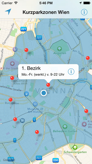 【免費交通運輸App】Kurzparkzonen Wien-APP點子