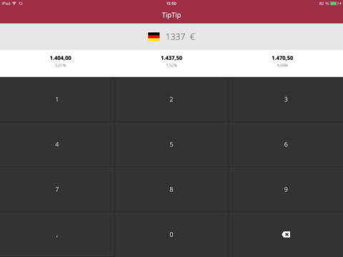 【免費工具App】TipTip – Tip Calculator-APP點子