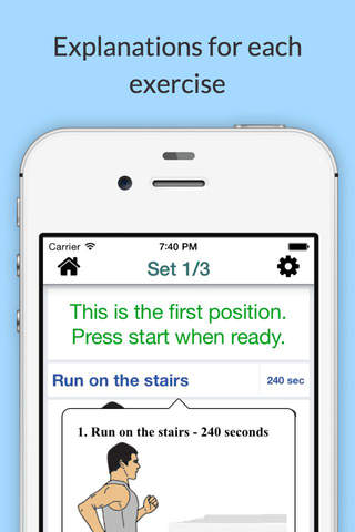 Workout Stairs - Staircase training routine with exercises for serious fitness gains screenshot 3