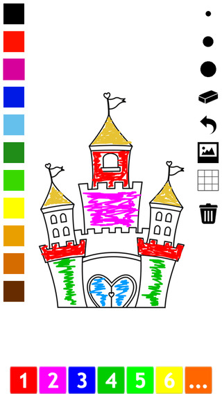 Princess Coloring Book for Girls: Learn to Color Cinderella Kingdom Castle Frog and more