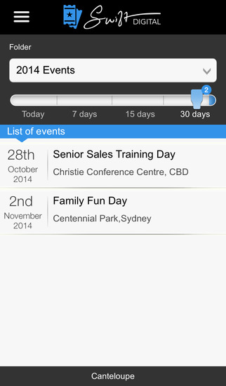 【免費商業App】Swift Events-APP點子