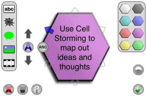 Cell Storming - Media driven Mind Mapping, Brainstorming, and Idea Generation screenshot 3