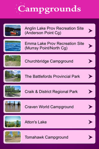 Saskatchewan Campgrounds & RV Parks screenshot 2