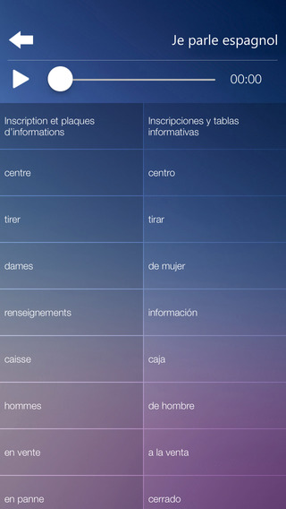 【免費書籍App】Je Parle ESPAGNOL - Traduction cours pour débutants - audio dictionnaire-APP點子