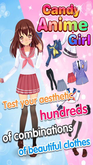 Candy Anime Girl - Cute Dress Up