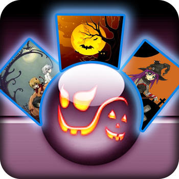 Wonderful Halloween Wallpapers & Backgrounds HD for iPhone and iPod: With Awesome Shelves & Frames LOGO-APP點子