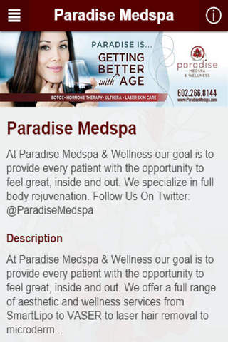 Paradise Medspa screenshot 2
