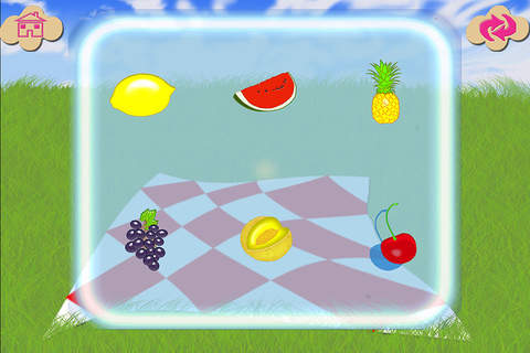 Fruits Wood Puzzle Preschool Learning Experience Match Game screenshot 4