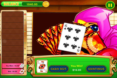 Ninja Fire Adventure Blast Hi-Lo in Vegas Casino Tower Free screenshot 4