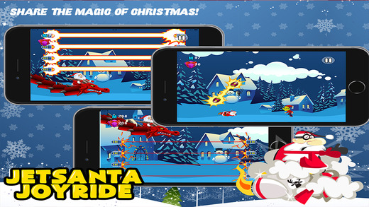 【免費遊戲App】JetSanta Adventures Free: Endless Santa Christmas Gifts Collection Game-APP點子