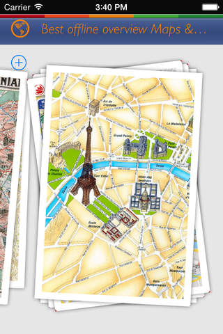 City Tour Guide Paris: offline map with sightseeing gallery video and street view plus emergency help info screenshot 2
