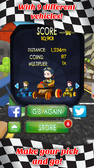 【免費遊戲App】Steampunk Billy Go Kart Adventure - FREE - Fast Mini Obstacle Course Race Game-APP點子