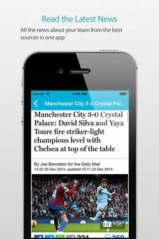 Man City Pro — News, live commentary, standings and more for your team! screenshot 3