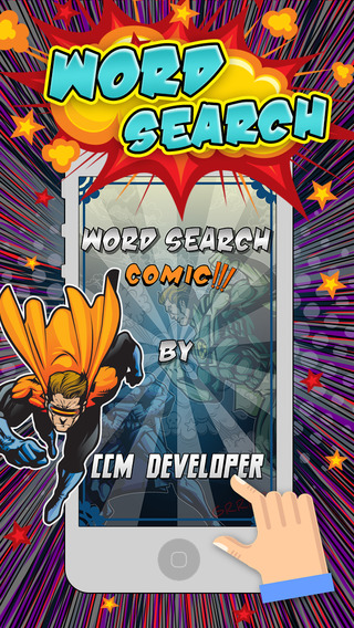 Word Search Cartoon Comic and Superhero “ Fanfiction Hero Book Edition ”