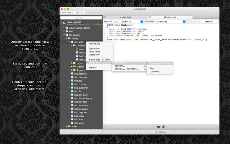 Microsoft sql developer for mac