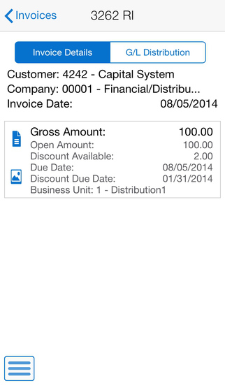 【免費商業App】Invoice Batch Approvals Smartphone for JD Edwards EnterpriseOne-APP點子