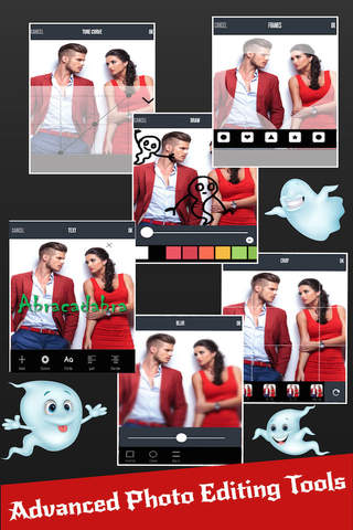 Scary Face Cam - Halloween Emoji,Smileys & Emoticons For Instagram screenshot 3
