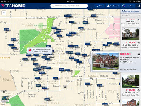 【免費交通運輸App】CBSHOME Omaha Real Estate Search-APP點子