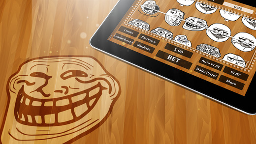 【免費遊戲App】LOL - Troll Face Slots - Funny Memes Casino Jackpot Slot Machine Games-APP點子