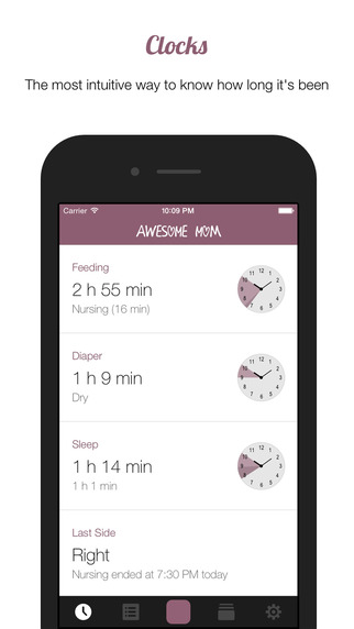 Awesome Mom - Baby Care Activity Logger
