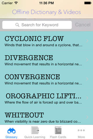Weather Dictionary and Terminology: Flashcard with Image Illustration and Free Video Lessons screenshot 3