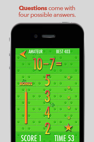 Mathinik Free - A Maths Game screenshot 3