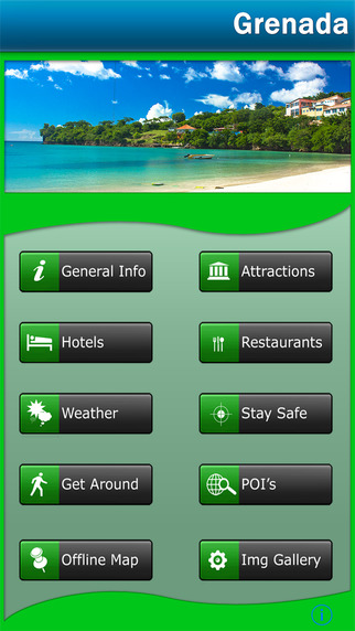 Grenada Offline Map Travel Guide