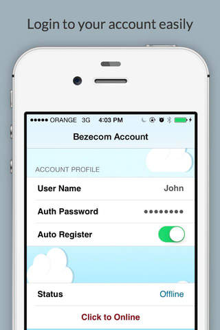 Bezecom Softphone screenshot 2
