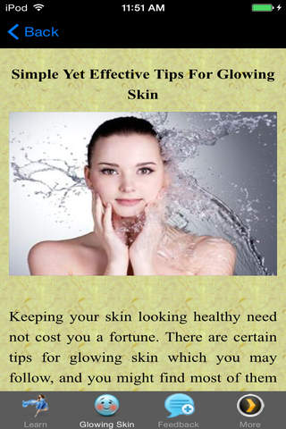 Tips for Glowing skin - Aging and Wrinkles screenshot 2