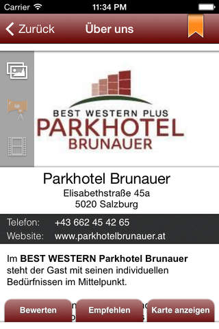 Parkhotel Brunauer screenshot 2